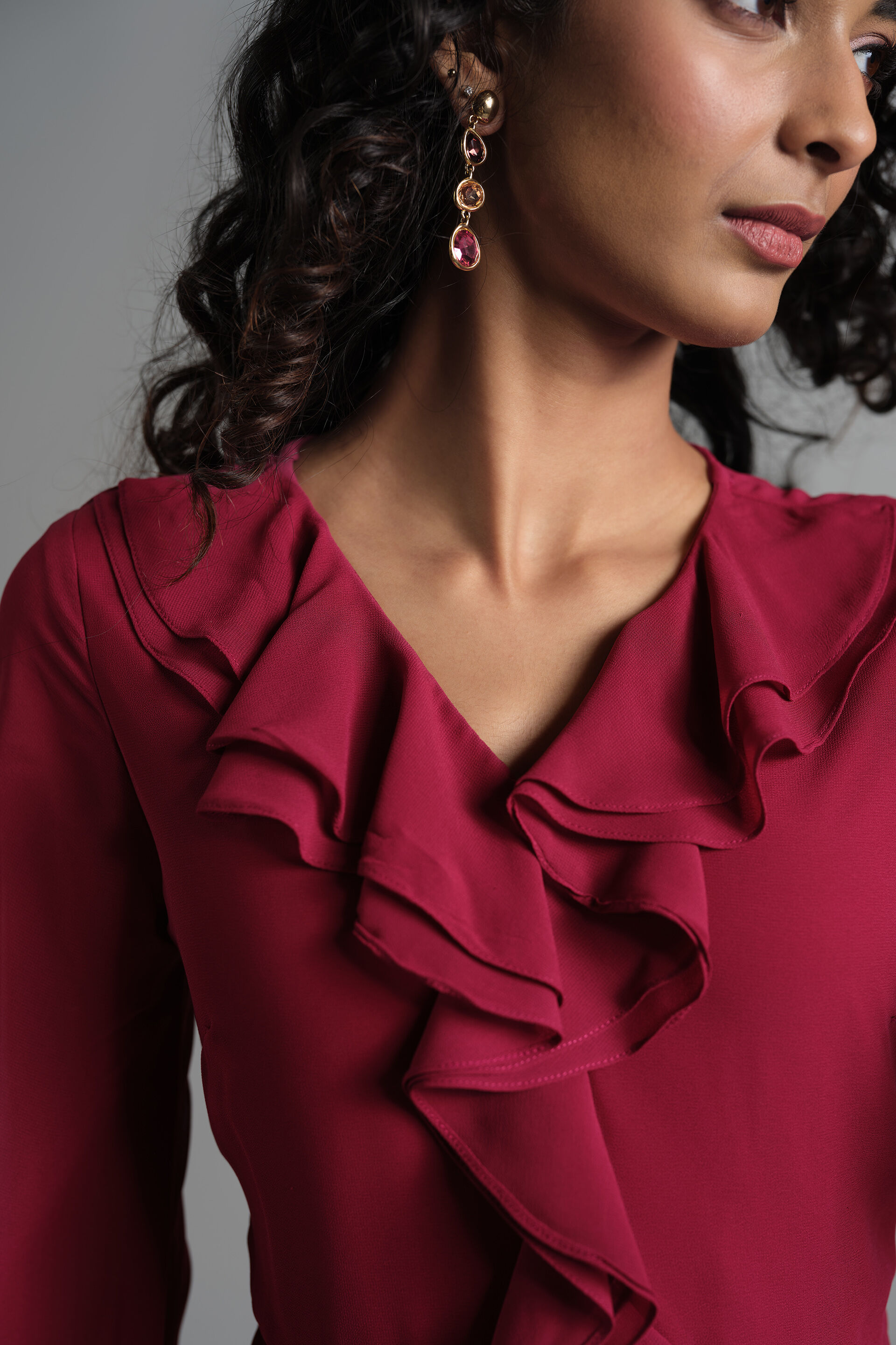 Wine & Roses Gown, Wine, image 6